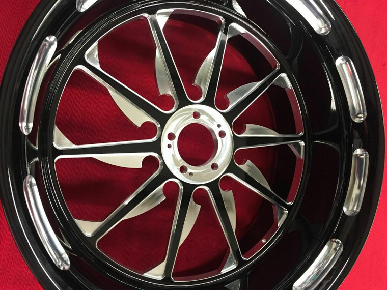 HAYABUSA 240 BLACK CONTRAST CUT LAUNCH WHEEL PACKAGE FOR 08-12 SUZUKI HAYABUSA