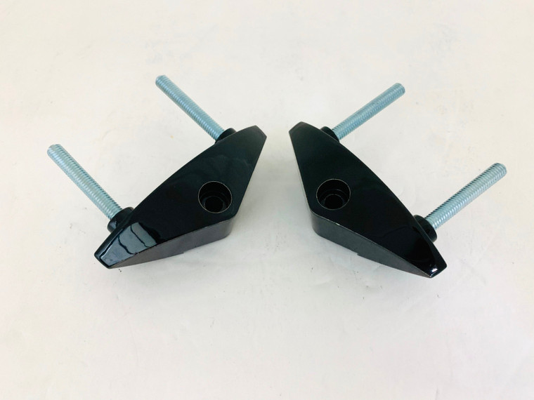 ZX14 BLACK MIRRORS W/ MIRROR BASES 2006-2011 KAWASAKI NINJA