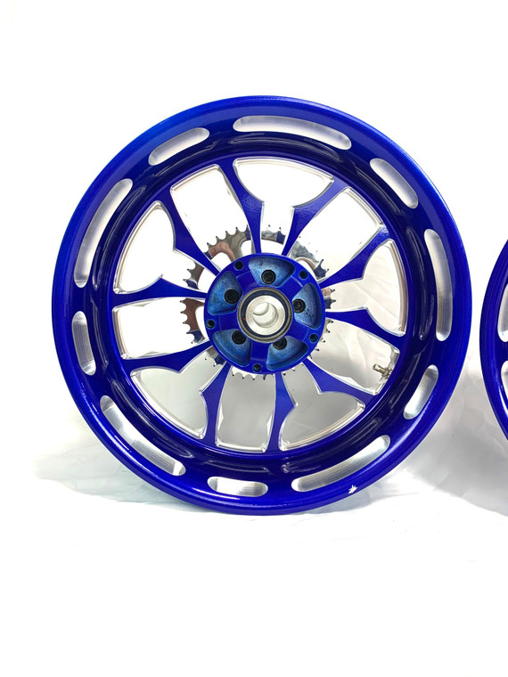 360 FAT TIRE ILLUSION ROYAL RECLUSE WHEELS 06-11 KAWASAKI NINJA ZX