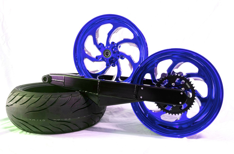 ZX-14 240 FAT TIRE KIT CANDY BLUE SAMURAI 2006-2020 KAWASAKI NINJA