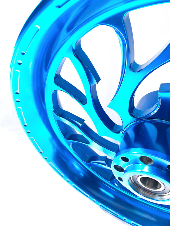 その他 BLUE 300 FAT TIRE CANDY BLUE HELLIAN WHEELS 10-15 KAWASAKI NINJA ZX-10R