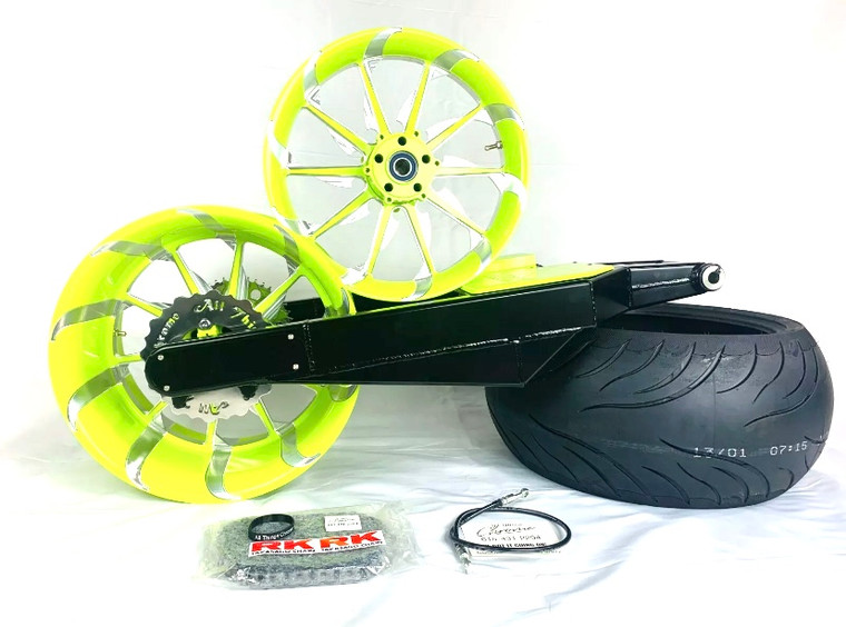 専用1 300 FAT TIRE KIT NEON CONTRAST CUT TORNADO WHEELS 2006-2020