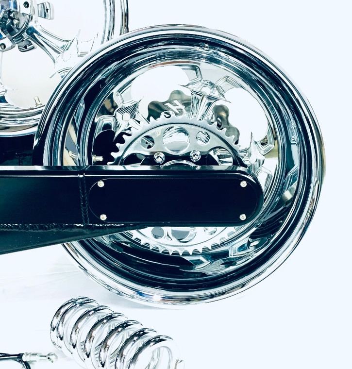 360 OSD FAT TIRE KIT CHROME STREET FIGHTER WHEELS 2004-15 KAWASAKI