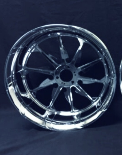 NINJA STOCK SIZE CHROME TORNADO WHEELS 2000-2005 KAWASAKI NINJA ZX