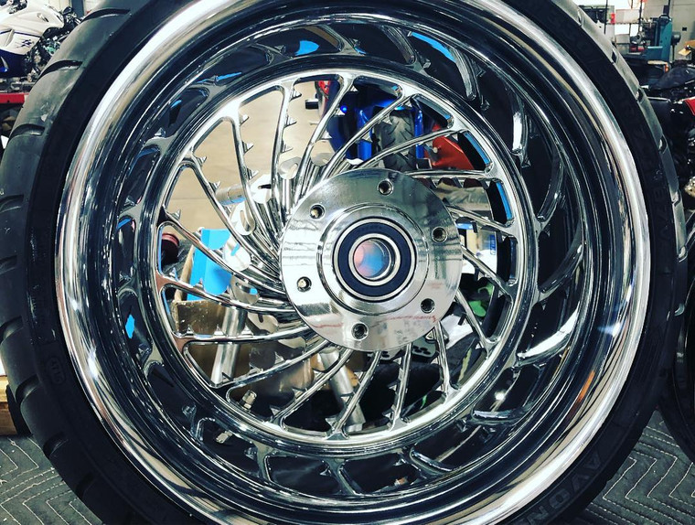 ICE NINJA 360 FAT TIRE CHROME ICE WHEEL PACKAGE 2006-2011 KAWASAKI