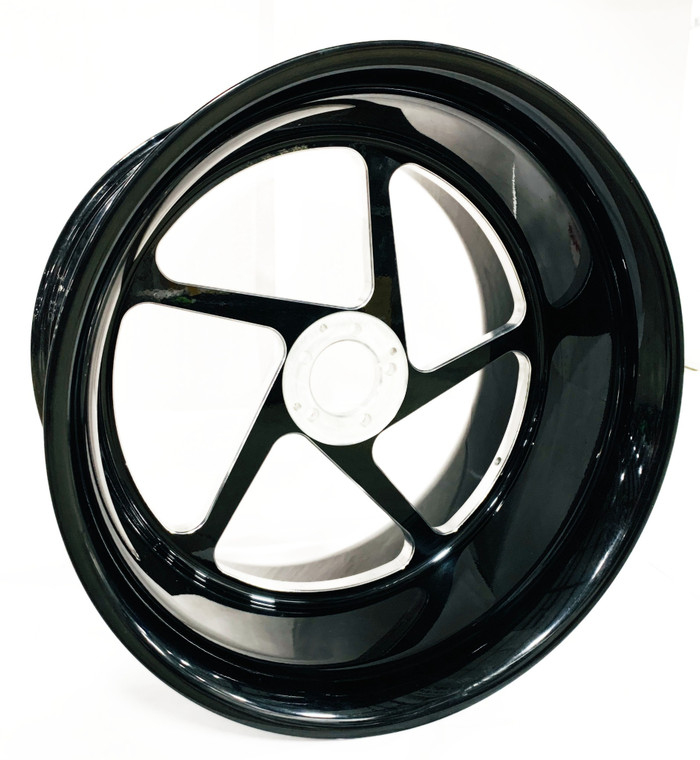 ZX14300 FAT TIRE BLACK TRACK STAR WHEELS 2006-2011 KAWASAKI NINJA