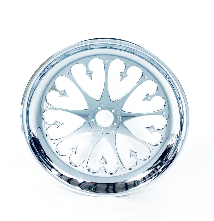オーダー ZX10 300 FAT TIRE CHROME STILETTO WHEELS 2004-2010 KAWASAKI NINJA