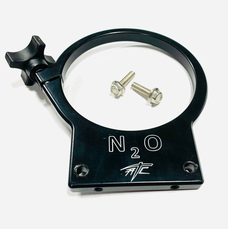 NINJA BLACK CONTRAST NITROUS BOTTLE BRACKET NO2 FOR 00-05 KAWASAKI