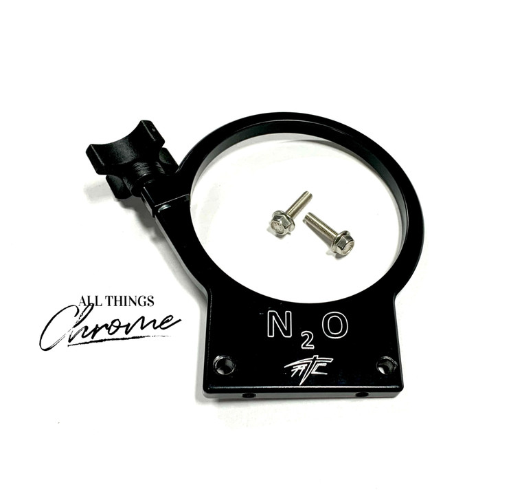 GSXR BLACK CONTRAST NITROUS BOTTLE BRACKET NO2 FOR 01-08 SUZUKI GSXR 1000