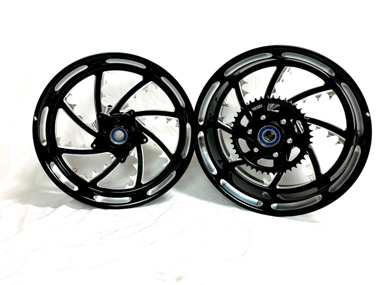 NINJA 240 FAT TIRE KIT BLACK CONTRAST PIRANHA WHEELS 12-20