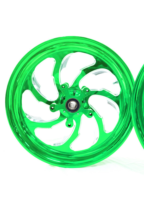 ◯キャンディ NINJA STOCK SIZE CANDY GREEN SAMURAI WHEELS 12-20 KAWASAKI NINJA