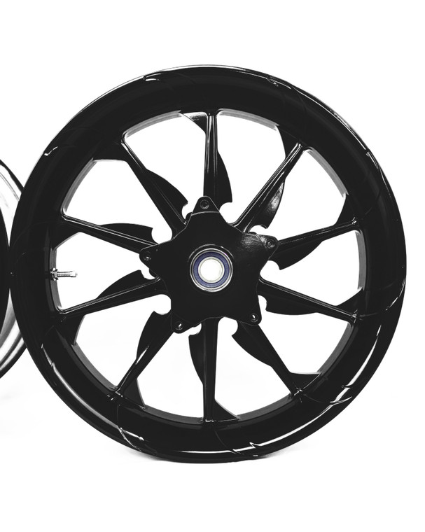 写真 NINJA 240 FAT TIRE SOLID BLACK TORNADO WHEELS 12-20 KAWASAKI NINJA