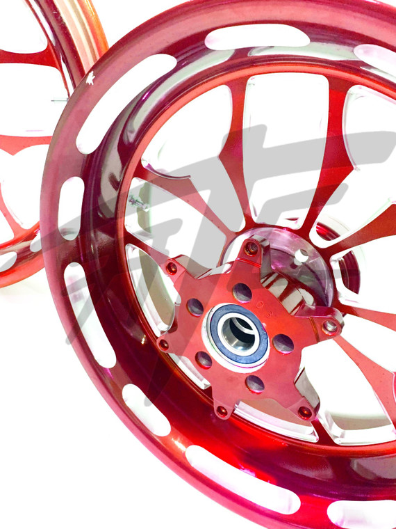 NINJA STOCK SIZE LOLLYPOP RED CONTRAST RECLUSE WHEELS 00-05