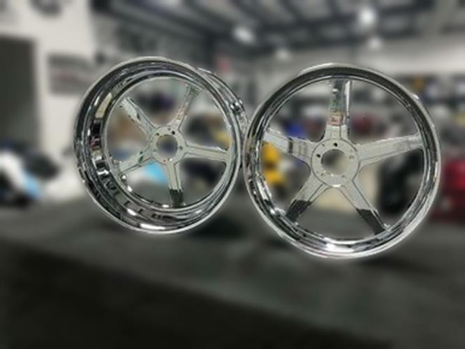 c NINJA 240 FAT TIRE CHROME ALL STAR WHEELS 10-15 KAWASAKI NINJA ZX