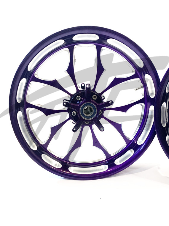 ワン NINJA 240 FAT TIRE ILLUSION PURPLE RECLUSE WHEELS 00-05 KAWASAKI