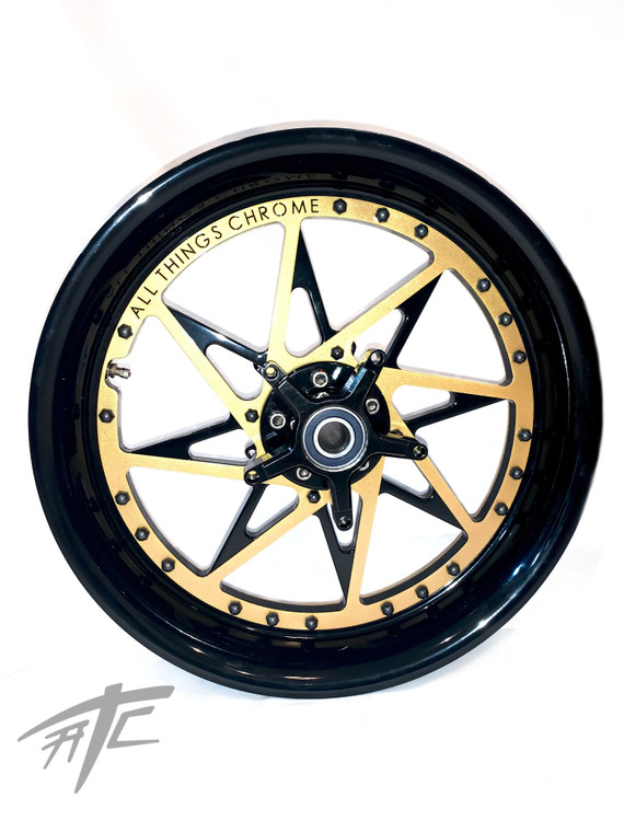 NINJA 300 FAT TIRE BLACK/GOLD SPARKLE SWITCHBACK WHEELS 12-20