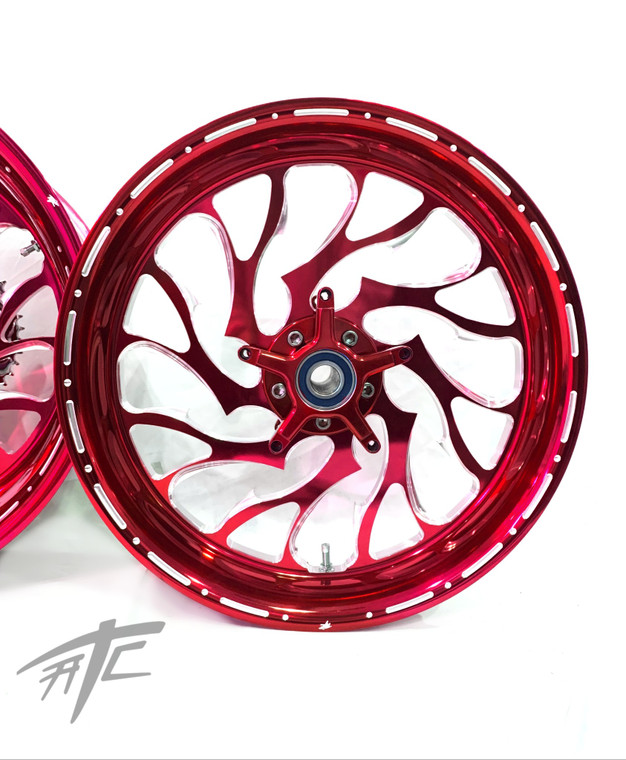 NINJA 240 FAT TIRE CANDY CHERRY HELLIAN WHEELS 00-05