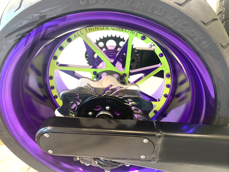 NINJA 360 OSD FAT TIRE KIT PURPLE/NEON SWITCHBACK WHEEL 12