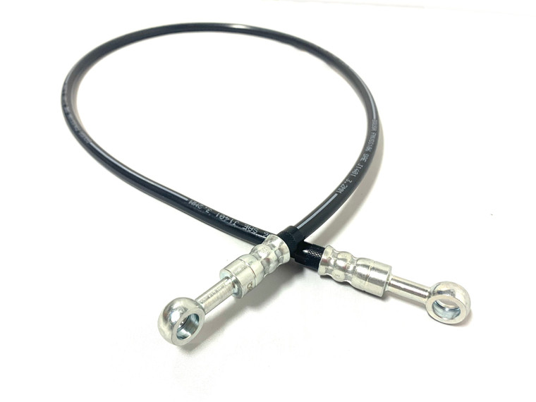 BLACK CONTRAST SWINGARM EXTENSIONS, BRAKE LINE & CHAIN 2011
