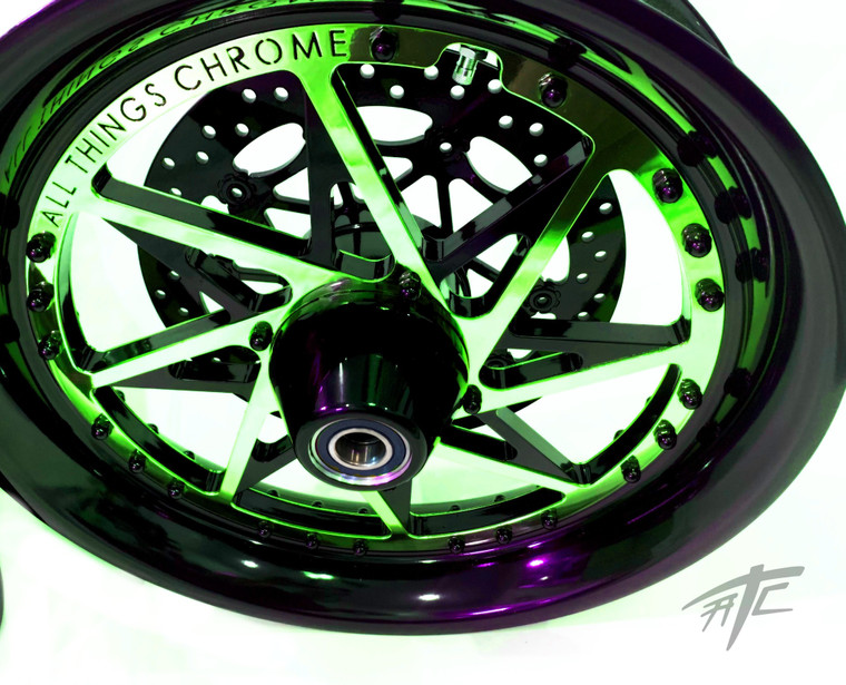 ZX-10R 300 FAT TIRE BLACK/CANDY GREEN SWITCHBACK WHEELS 10-15