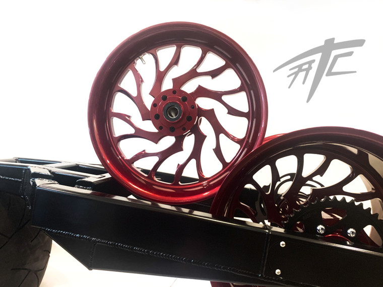 NINJA 360 OSD FAT TIRE KIT ILLUSION CHERRY HELLIAN WHEELS 06-11