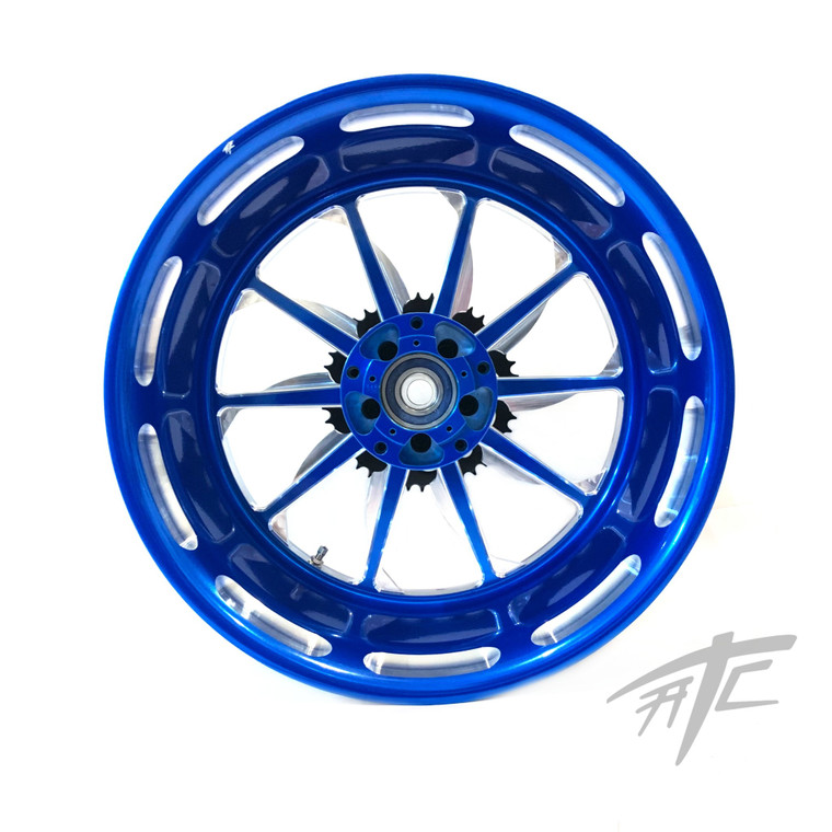 NINJA STOCK SIZE ROYALBLUE CONTRAST CUT LAUNCH WHEELS 06-11