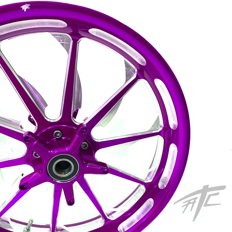 リクエスト NINJA 240 FAT TIRE PURPLE CONTRAST CUT LAUNCH WHEELS 00-05