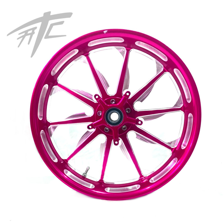オーダー NINJA 300 FAT TIRE CANDY PINK CONTRAST LAUNCH WHEELS 04-15