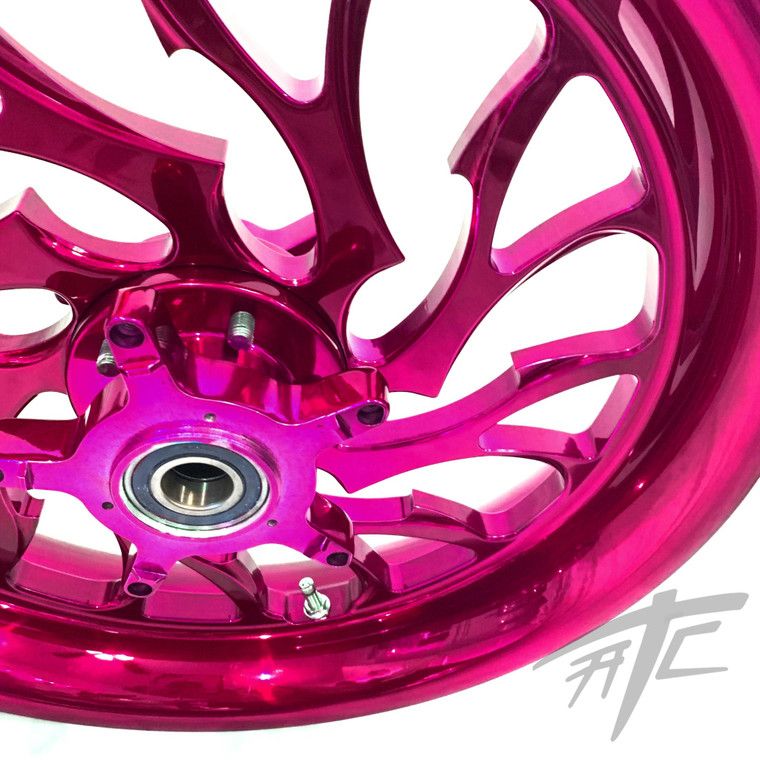 CBR 300 FAT TIRE RASPBERRY PINK HELLIAN WHEELS 03 & 04 CBR1000RR