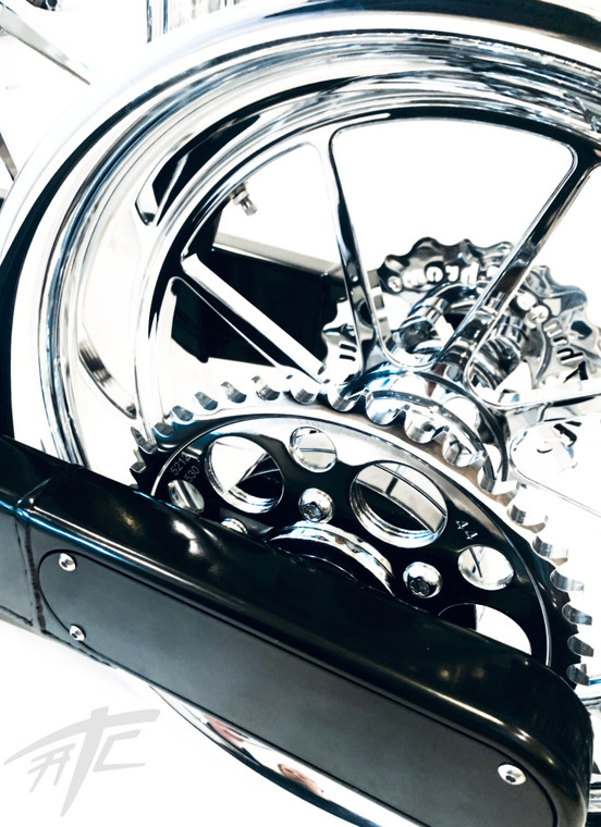 2 NINJA 240 FAT TIRE KIT CHROME OMNI WHEEL BLACK ARM 12-20 KAWASAKI