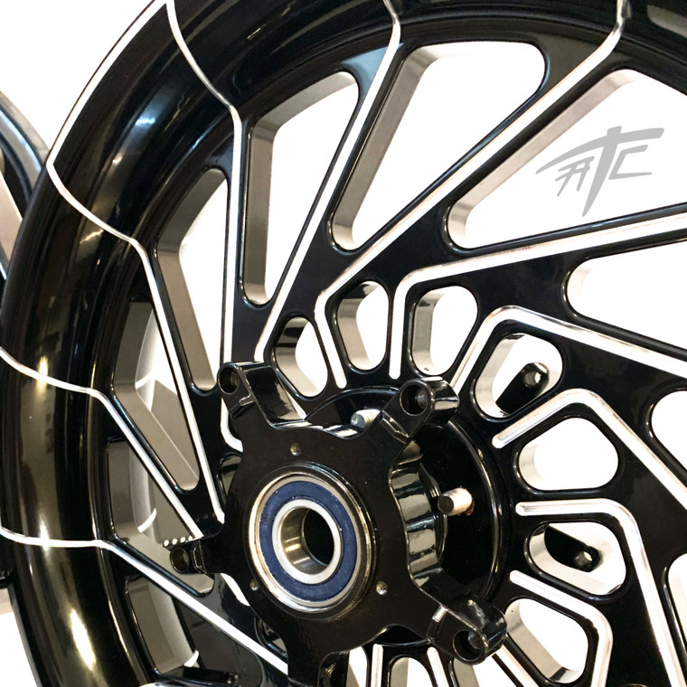 オーダー用。 NINJA 300 OSD FAT TIRE KIT BLACK CONTRAST CUT MAYHEM WHEELS