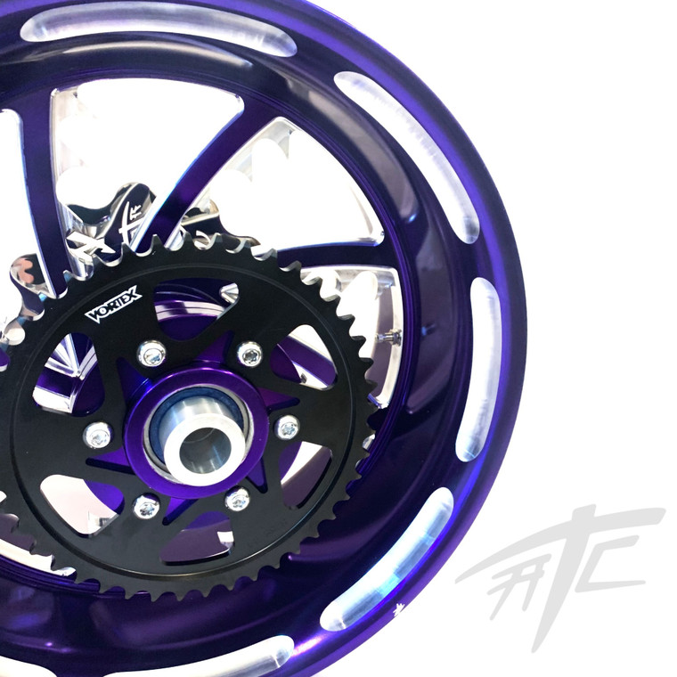 、！！！！ NINJA 240 FAT TIRE ILLUSION PURPLE CONTRAST PIRANHA WHEELS 04-15