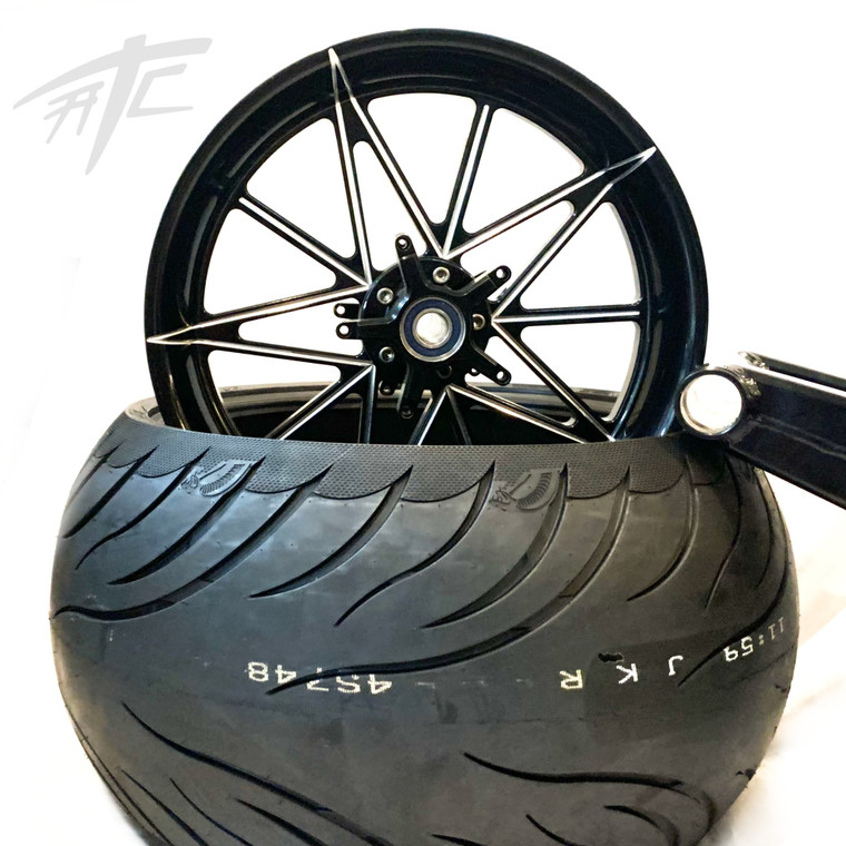 NINJA 360 FAT TIRE KIT BLACK EMPIRE WHEELS STEALTH ARM 04-15