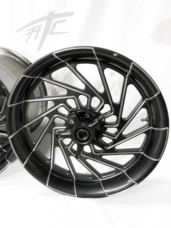 NINJA 360 FATTIRE KINGSPORT GREY CONTRAST MAYHEM WHEELS 04-15