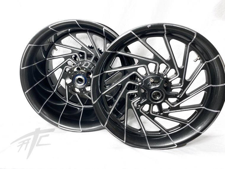 NINJA STOCK SIZE KINGSPORT GREY CONTRAST MAYHEM WHEELS 12-20