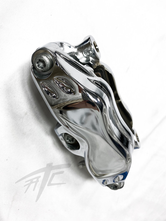 ZX14 OEM KAWASAKI CHROME PLATED RIGHT FRONT BRAKE CALIPER 06