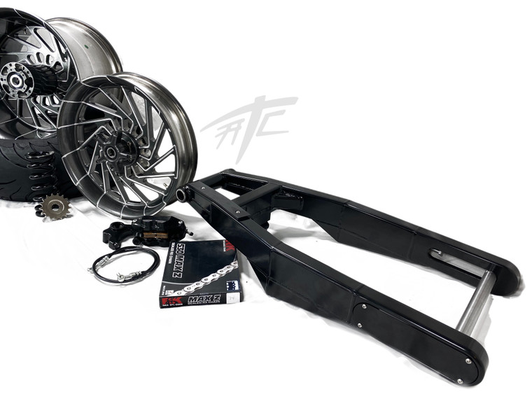 NINJA 240 FAT TIRE KIT STEALTH ARM GREY MAYHEM WHEELS 06-11