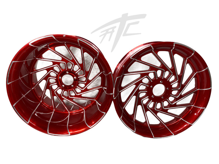 May★ KAWASAKI STOCK SIZE WILDER RED CONTRAST MAYHEM WHEELS 06-11