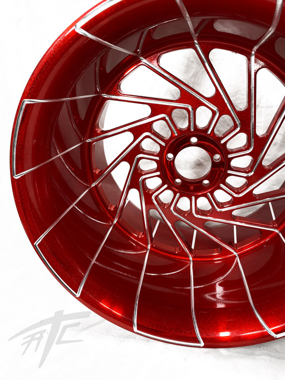 KAWASAKI 240 FAT TIRE WILDER RED CONTRAST MAYHEM WHEELS 06-11