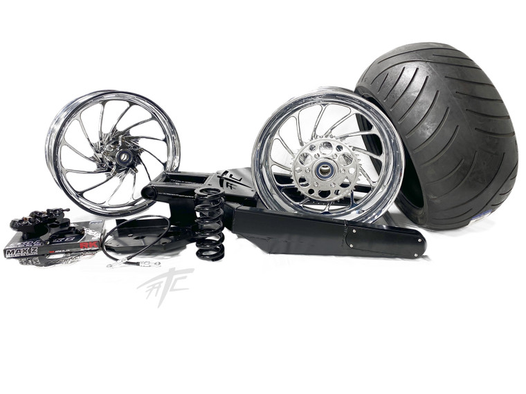 330 OSD FAT TIRE KIT CHROME TURBO WHEELS 03 & 04 CBR1000RR