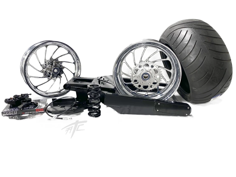 360 OSD FAT TIRE KIT CHROME TURBO WHEELS 03 & 04 CBR1000RR