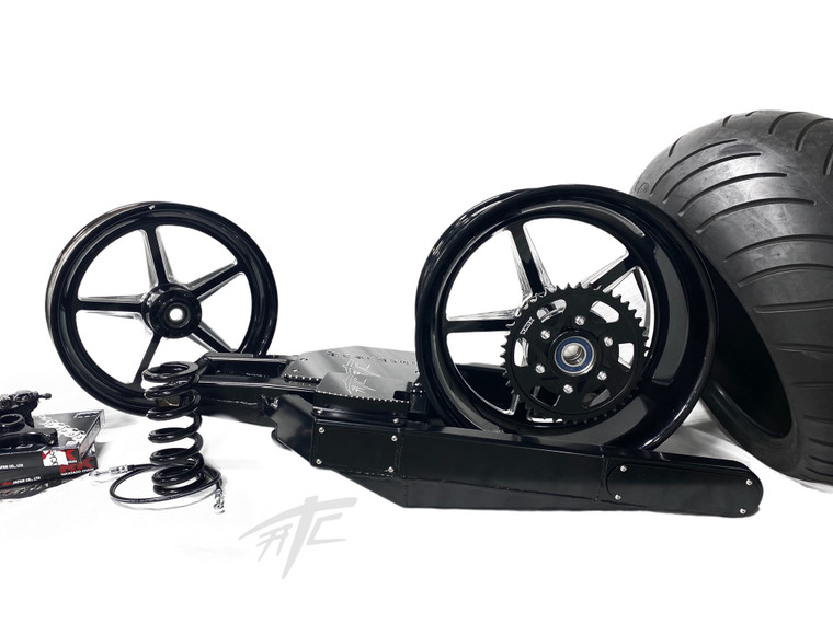 300 STEALTH FAT TIRE KIT BLACK CONTRAST ALLSTAR WHEEL 04-15 NINJA
