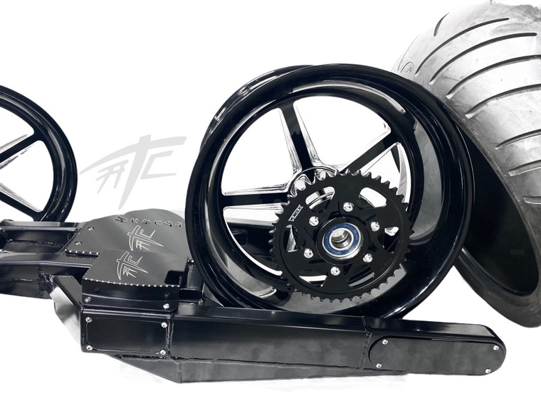a 300 STEALTH FAT TIRE KIT BLACK CONTRAST ALLSTAR WHEEL 04-15