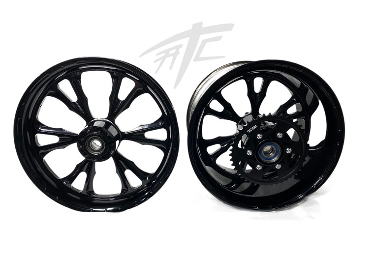 バンテージ(original) KAWASAKI 360 FAT TIRE SOLID BLACK VANDETTA WHEELS 00-05 KAWASAKI