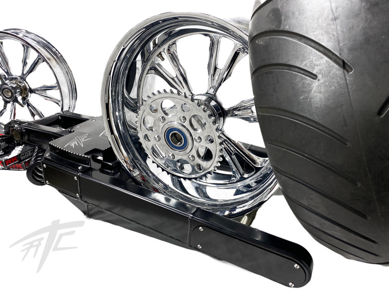 NINJA 330 STEALTH FAT TIRE KIT CHROME VANDETTA WHEELS 12-20