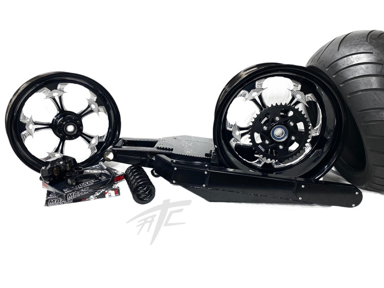 360 STEALTH FATTIRE KIT BLACK CONT ST FIGHTER WHEELS 2009-2014 YAMAHA YZF R1