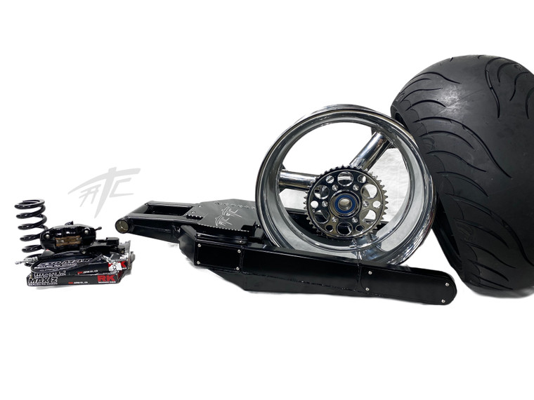HAYABUSA 330 STEALTH FAT TIRE KIT CHROME REPLICA WHEEL 1999-2007 SUZUKI HAYABUSA
