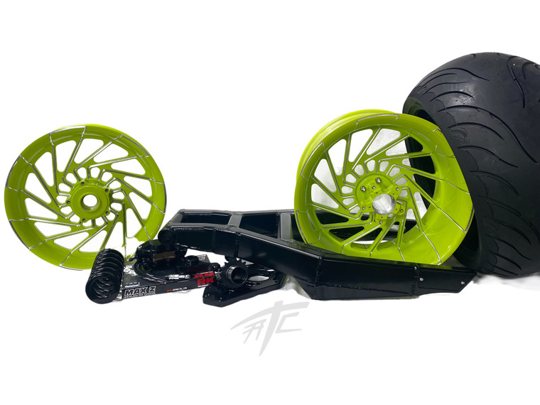 NINJA 330 OSD FAT TIRE KIT NEON CONTRAST MAYHEM WHEELS 12-20 KAWASAKI NINJA ZX14