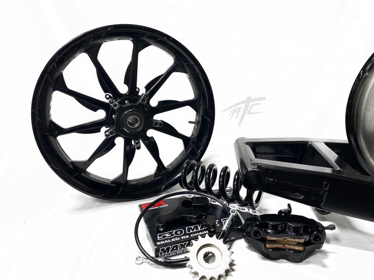 240 STEALTH FATTIRE KIT SOLID BLACK TORNADO WHEEL 06-11 KAWASAKI 240 STEALTH FATTIRE KIT SOLID BLACK TORNADO WHEEL 06-11 KAWASAKI