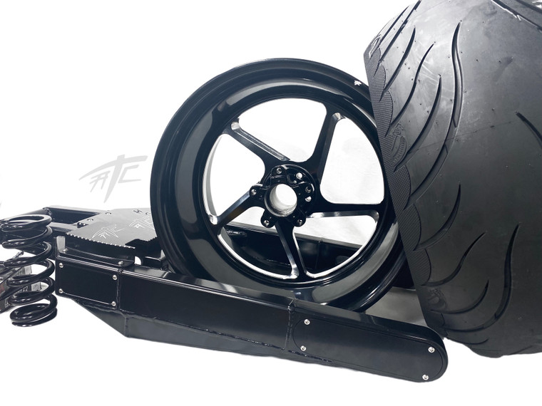 300 STEALTH FAT TIRE KIT BLACK CONTRAST JEDI WHEELS 06-11 KAWASAKI